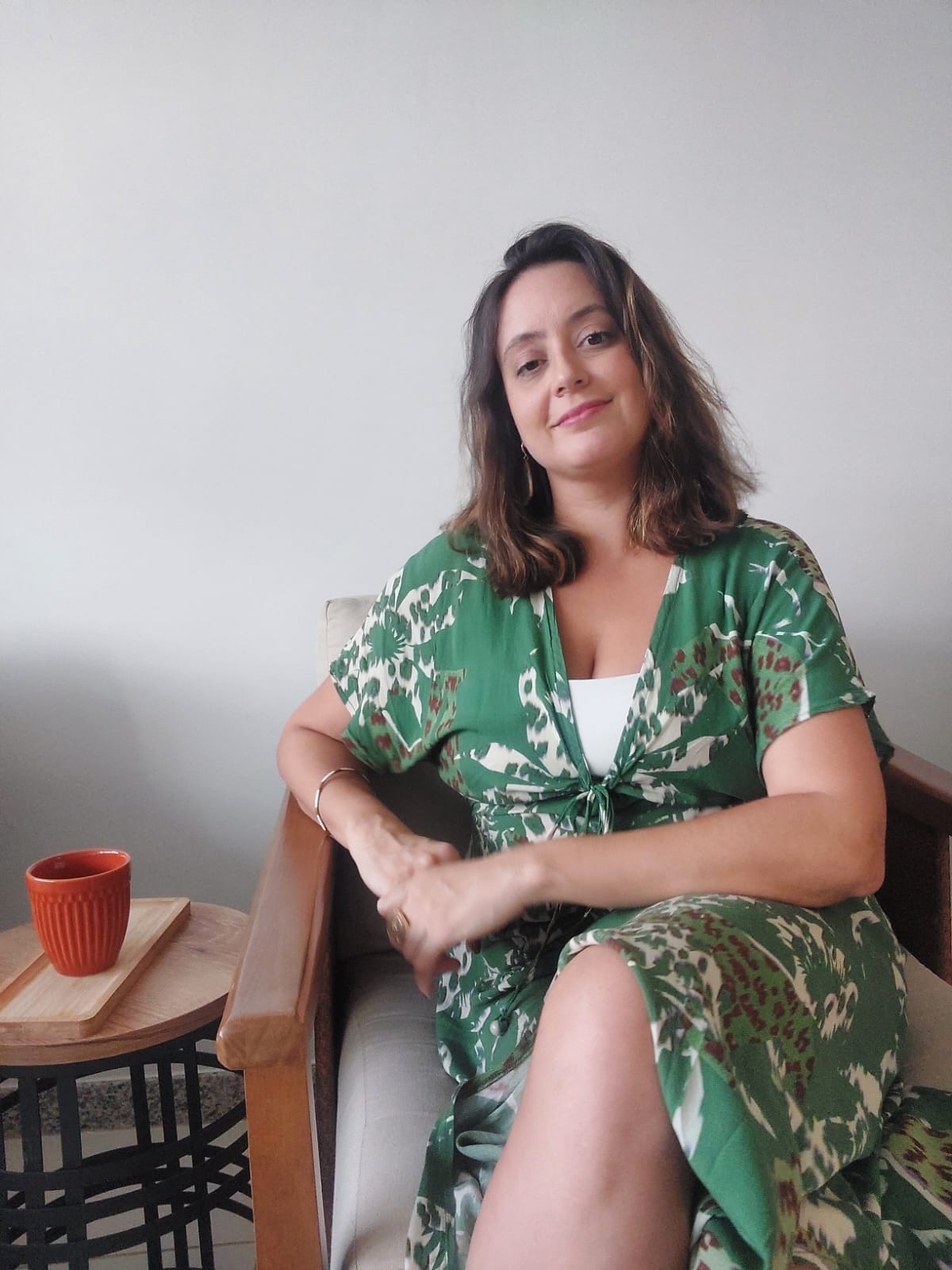 Priscila Checoli em seu consultório